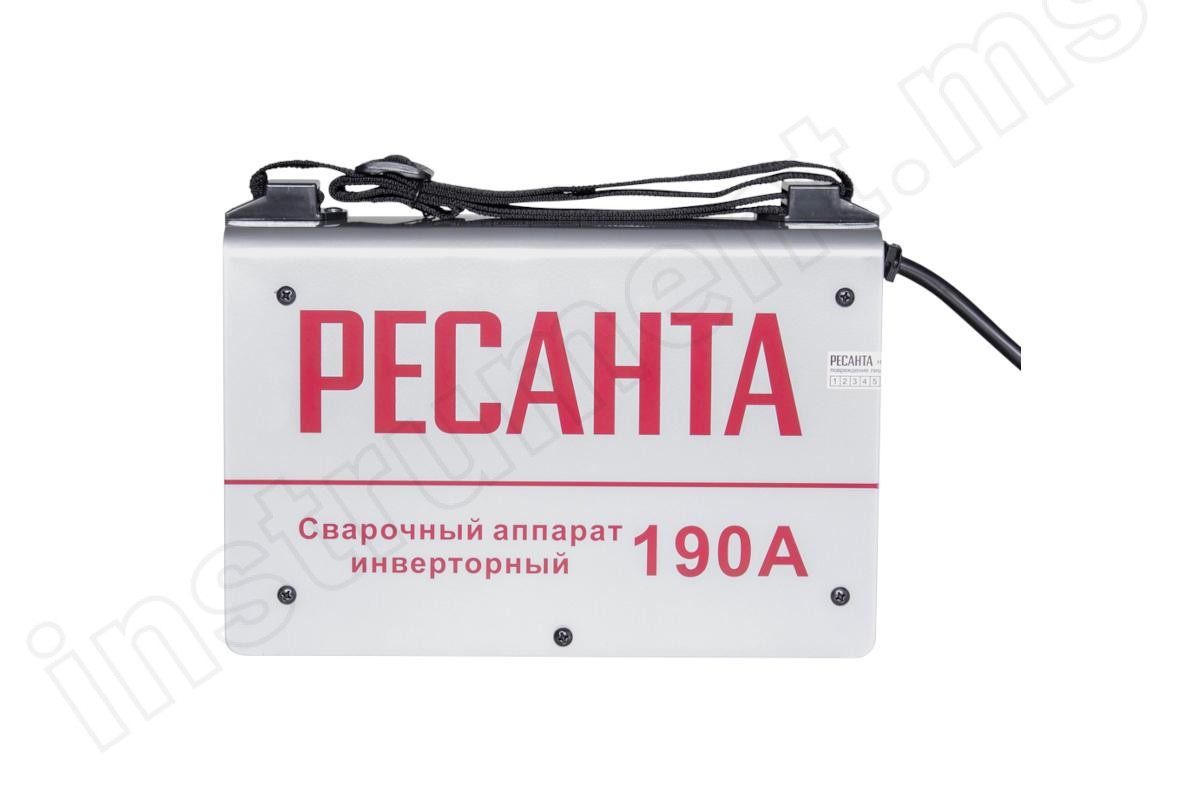 Сварочный инвертор Ресанта САИ 190   арт.65/2 - фото 8
